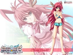  bikini elf hevin_claudel score swimsuits waitress wallpaper yatsuha_kanan zettai_maou 