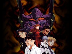  akagi_ritsuko ayanami_rei ikari_shinji katsuragi_misato neon_genesis_evangelion soryu_asuka_langley 