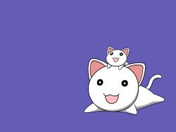  azumanga_daiou feline nekokoneko purple vector 