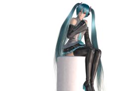  3d hatsune_miku hinemaru twintails vocaloid white 