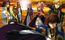  anya_alstreim bismarck_waldstein chiba_yuriko code_geass gino_weinberg kururugi_suzaku luciano_bradley monica_kruszewski nonette_enneagram 