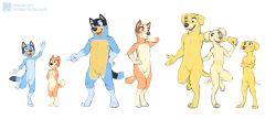  adam_wan age_difference anthro bluey_(series) bluey_(show) canine cub female male multiple_boys multiple_girls young zaush 