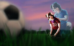  16:10 anthro ball bodily_fluids border_collie canid canine canis clothing collie crying depth_of_field domestic_dog duo feels fluke fur ghost grass grief herding_dog husky male mammal mourning nordic_sled_dog outside pastoral_dog paws plant sad sheepdog shirt sky smile soccer soccer_ball solo_focus soul spirit spitz sport sunset tears topwear wallpaper widescreen young young_anthro young_male 