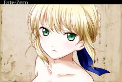  blonde_hair close fate/stay_night fate/zero green_eyes machinosuke saber 