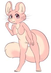  :3 anthro bald bent_over big_breasts big_ears breasts chinchilla chinchillid cinnamon_(sinamuna) claws digitigrade facial_tattoo fangs female fluffy fluffy_tail freckles fur heterochromia hi_res mammal nude pink_body pink_eyes pink_fur rodent round_ears sinamuna slightly_chubby solo spots tail tattoo teeth thick_tail thick_thighs whiskers yellow_eyes 