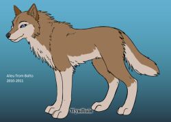  aleu_(balto) balto_(series) blue_background blue_eyes canid canine canis domestic_dog female feral husky hybrid mammal nordic_sled_dog simple_background solo spitz universal_studios wolf wyndbain 