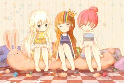  akikoloid-chan bunny crown galaco ia red_hair sea-no tagme vocaloid 