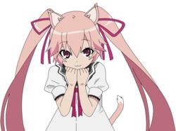  kemonomimi nekomimi ookami-san_to_shichinin_no_nakama-tachi tail transparent_png usami_mimi vector_trace 