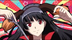  black_hair inu_to_hasami_wa_tsukaiyou natsuno_kirihime shinobu_akiyama tagme 