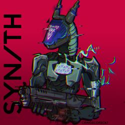  1:1 anthro cringecorecat digital_media_(artwork) glitch gun half-length_portrait kay/o_(valorant) machine male portrait ranged_weapon riot riot_games robot robotic shotgun solo synth_(vader-san) tencent torso valorant weapon 