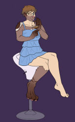  absurd_res alcohol anthro beverage breasts brown_body brown_fur candy canid canine chocolate chocolate_milk claws clothed clothing cocktail crossdressing dessert dress drinking eyewear female flavored_milk food fox fur gender_transformation glasses hair hi_res human human_to_anthro kiri-anko mammal mid_transformation milk mtf_transformation paws potion simple_background sitting solo species_transformation transformation transformation_potion 