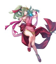  bow bracelet breasts cosplay dress female fire_emblem fire_emblem:_mystery_of_the_emblem fire_emblem_awakening fire_emblem_heroes full_body gold_trim green_eyes green_hair hands_up high_ponytail highres jewelry leg_up long_hair looking_away medium_breasts non-web_source official_art p-nekor parted_lips pink_dress pointy_ears ponytail short_dress solo thighs tiara tiki_(adult)_(fated_divinity)_(fire_emblem) tiki_(adult)_(fire_emblem) tiki_(fire_emblem) tiki_(young)_(fire_emblem) tiki_(young)_(fire_emblem)_(cosplay) transparent_background 