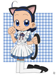  blue_hair hatomugisan lolicon ojamajo_doremi senoo_aiko 