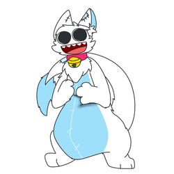  1:1 2024 :d ambiguous_anthro ambiguous_gender animate_inanimate anthro azure_(flufpan) bell bell_collar belly big_eyes big_pupils biped black_outline blue_belly blue_body blue_countershading blue_fur blue_inner_ear blue_tail_tuft cheek_tuft chest_tuft collar collar_only compression_artifacts countershade_belly countershade_torso countershading digital_drawing_(artwork) digital_media_(artwork) dragon ears_up facial_tuft feet flufpan front_view full-length_portrait fur furred_dragon furred_scalie hi_res inner_ear_fluff jingle_bell jingle_bell_collar living_clothing living_costume living_fursuit looking_at_viewer monotone_arms monotone_background monotone_face monotone_feet monotone_hands monotone_legs multicolored_body multicolored_fur mythological_creature mythological_scalie mythology neck_bell noseless nude open_mouth open_smile outline patch_(fabric) portrait pupils red_collar scalie seam_(sewing) simple_background smile smiling_at_viewer solo standing tail tail_tuft tapering_tail teeth tongue toony tuft two_tone_body two_tone_fur white_arms white_background white_body white_ears white_face white_feet white_fur white_hands white_inner_ear_fluff white_legs white_tail wide_smile 