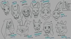  2023 absurd_res ambiguous_gender angora_rabbit anthro ataneen_(solar_house) buckteeth cru_(solar_house) domestic_rabbit dutch_rabbit dwarf_rabbit ear_tuft english_lop eyewear favit_(solar_house) floppy_ears fowth_(solar_house) frown fur glasses grey_background group gunner_(solar_house) hair hair_bun hair_over_eyes hi_res holland_lop kamo_(solar_house) lagomorph leporid lionhead_rabbit looking_at_viewer lop_ears lop_rabbit luxe_(solar_house) mammal ollie_(solar_house) open_mouth oryctolagus pipo_(solar_house) rabbit rex_rabbit simple_background smile solar_house sotu_(solar_house) star_(shape) teeth text tuft vanadiumvalor whiskers yin_(solar_house) 