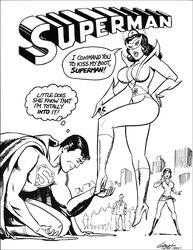  boot_worship boots cape carol_ferris clark_kent cleavage comic_cover cover dc dc_comics dominant_female feet female femdom green_lantern_(series) high_heels joe_gravel large_breasts male malesub monochrome parody public speech_bubble star_sapphire_(dc) star_sapphire_corps submissive_male superhero superman superman_(series) supervillain 