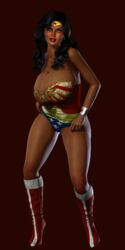  1girls 2020 3d animated black_hair blue_eyes boots breasts bursting_breasts busty cleavage crown curvy dancing danoshc dc dc_comics diana_prince female female_only gif hands_on_hips huge_breasts jiggling jiggling_breasts justice_league knee_highs kneehighs long_hair low_cut_top olive_skin panties princess realistic royalty skimpy_armor smiling superhero_costume superheroine superheroinecentral thick_thighs top_heavy wide_hips wonder_woman wonder_woman_(series) 