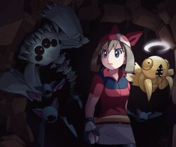  2024 2024_pokemon_gigaleak absurd_res ambiguous_gender armored_scorpion_(beta_pokemon) arthropod bat beta_pokemon_(species) beta_pokemon_games beta_shedinja cave claws clothed clothing creepy dark_theme darkness delatoid duo fangs female feral floating generation_1_pokemon ghost glowing glowing_eyes glowing_halo group halo headgear headkerchief headwear hi_res holding_object holding_pokeball human husk insects inside kerchief mammal may_(pokemon) nintendo on_ceiling pokeball pokemon pokemon_(species) pokemon_ruby_and_sapphire_beta premier_ball red_headkerchief red_kerchief rock segmented_tail sharp_teeth signature skeletal spirit teeth underground vertical_mouth walking zubat 
