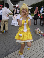  absurdres comiket comiket82 cosplay cure_peace cure_peace_(cosplay) highres photo precure smile_precure 