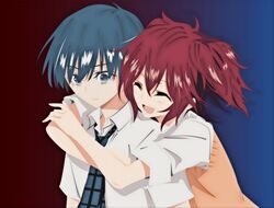  akuma akuma_no_riddle azuma_tokaku ichinose_haru maria-b seifuku two_lovers yuri 