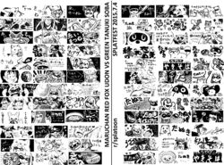  animal_costume aori_(splatoon) black_and_white blooper blush bowl domino_mask doubutsu_no_mori fox_costume fox_mccloud gundam hotaru_(splatoon) inkling jojo_no_kimyou_na_bouken kitsune kongiku kuujou_joutarou long_hair luigi mask miiverse monochrome multiple_girls naruto nintendo noodles oboro_muramasa oekaki oerba_yun_fang one_eye_closed open_mouth pedobear pixel_art pokemon reddit rice smile splatoon star_fox super_mario_bros. symbol-shaped_pupils tail tanuki tanuki_costume tanukichi_(doubutsu_no_mori) tom_nook touhou vulpix 