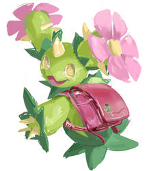  ambiguous_gender anthro backpack elemental_creature flora_fauna flower_(anatomy) generation_5_pokemon hi_res maractus nintendo perokisu plant pokemon pokemon_(species) randoseru solo 