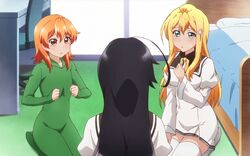  3girls anime_screenshot arisugawa_reiko jinryou_karen multiple_girls ore_ga_ojou-sama_gakkou_ni_&quot;shomin_sample&quot;_toshite_rachirareta_ken tenkuubashi_aika 