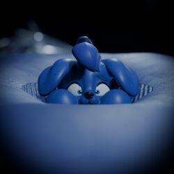  1:1 3d_(artwork) absolutegoofny anthro bird_dog black_and_blue blue_body blue_fur blueberry_inflation body_inflation canid canine canis close-up clothed clothing digital_media_(artwork) domestic_dog expansion fur golden_retriever hi_res hunting_dog inflation joey_(buttercream) looking_at_viewer male mammal markings monochrome retriever scared solo spots spotted_body spotted_fur sunken_head swollen_cheeks wide_eyed 