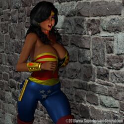  1girls 2018 3d american_fox animated black_hair blue_eyes boots bouncing_breasts breasts cleavage crown curvy danoshc dark-skinned_female dc dc_comics female female_only gif huge_breasts jiggling justice_league knee_highs kneehighs long_hair low_cut_top run_cycle running superheroinecentral thick_thighs wall wide_hips wonder_woman wonder_woman_(series) 