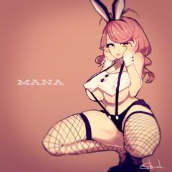  animal_ears bad_id bad_pixiv_id breasts commentary_request covered_nipples fake_animal_ears female fishnet_thighhighs fishnets gbmah hands_on_own_cheeks hands_on_own_face huge_breasts long_hair looking_at_viewer misonoo_mana pink_hair purple_eyes rabbit_ears smile solo squatting suspenders thighhighs tokyo_7th_sisters underboob wrist_cuffs 