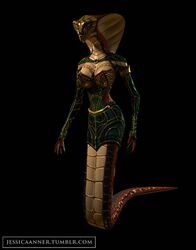  3d_(artwork) 3d_animation animated apode armwear balancing_on_tail breasts clothing cobra corset digital_media_(artwork) draconcopode elbow_gloves exposure_variation female fingerless_gloves gloves handwear janner3d jewelry legless lingerie mask naga non-mammal_breasts red_body red_scales reptile scales scalie serpentine sha&#039;an short_playtime silk snake snake_hood solo tail topwear walk_cycle yellow_body yellow_scales 