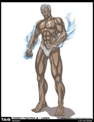  dark_skin evil male street_fighter street_fighter_iii urien white_hair 