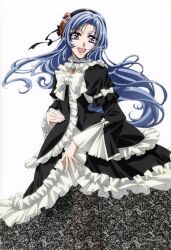  blue_hair crossdressing crossdressing dress kouno_tooru nakajima_atsuko princess_princess trap 