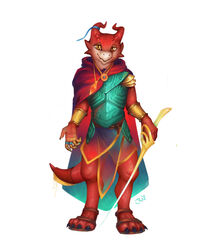  ambiguous_gender anthro bright classy clothing costume dragon dungeons_and_dragons fan_character grzegorz hasbro hi_res holding_melee_weapon holding_object holding_sword holding_weapon horn kobold lizard male melee_weapon model_sheet mythological_creature mythological_scalie mythology rapier red_body red_horn red_scales reptile scales scalie smile smirk solo standing sword tail translucent translucent_clothing twymouse weapon wizards_of_the_coast 