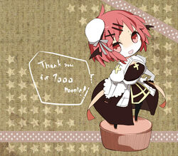  alternate_color arch_bishop_(ragnarok_online) bat_wings black_thighhighs bottle_cap brown_dress chibi cleavage_cutout clothing_cutout commentary_request cross dress female full_body hair_ornament hairclip hat head_wings juliet_sleeves long_sleeves looking_at_viewer open_mouth pekeko_(pepekekeko) pink_eyes pink_hair puffy_sleeves ragnarok_online sailor_hat short_hair smile solo thank_you thighhighs two-tone_dress white_dress white_hat wings x_hair_ornament 