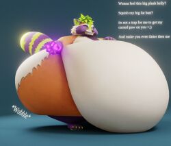  2026 anthro ass belly big_belly big_butt blender_(artwork) claws dialogue digital_media_(artwork) evil_grin fangs fur glowing glowing_paws hair hand_on_belly hi_res huge_belly huge_butt hyper hyper_belly hyper_butt ian-exe ian_(ian-exe) looking_at_viewer male mammal morbidly_obese morbidly_obese_anthro morbidly_obese_male nude obese obese_anthro obese_male overweight overweight_anthro overweight_male paws procyonid raccoon saggy_belly smile smiling_at_viewer smirk smirking_at_viewer solo standing tail talking_to_viewer teeth text wide_hips 
