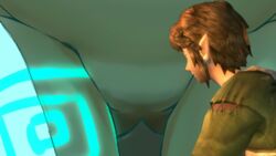  crotch_shot featureless_crotch link midna nintendo the_legend_of_zelda twilight_princess 