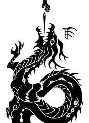  2017 4_claws 4_fingers ambiguous_gender antlers arm_markings asian_mythology belly_scales black_and_white chinese_mythology claws crown digital_drawing_(artwork) digital_media_(artwork) dragon east_asian_mythology eastern_dragon feral feral_focus fingers floating_crown headgear hi_res horn humanoid_hands long_body markings monochrome mostly_offscreen_character multi_eye multi_mouth mythological_creature mythological_scalie mythology open_mouth pupils scales scalie scp-2711 scp-2847-k scp_foundation serpentine sewing_needle sharp_teeth side_view silhouette simple_background slit_pupils snout solo spikes spikes_(anatomy) sunnyclockwork teeth white_background wingless_dragon 