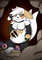  alternate_color amy_the_zangoose anthro belly big_breasts blush breasts cave cel_shading claws clothed clothing digital_media_(artwork) egg fan_character featureless_breasts featureless_crotch female fur generation_3_pokemon glistening glistening_eyes grey_egg hi_res mostly_nude multicolored_egg nintendo orange_egg pokemon pokemon_(species) pregnant pregnant_anthro pregnant_female purple_egg purple_spots red_egg shaded slightly_chubby solo spots spotted_egg two_tone_egg white_body white_egg white_fur white_spots wildwolfproduction yellow_egg yellow_spots zangoose 