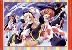  aizetto_silvia ellene_sylvana hagino_nana komatsu_e-ji majokko_a_la_mode milcock_milky rydia_arsenal 