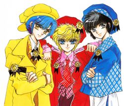  clamp clamp_school_detectives ijuuin_akira imonoyama_nokoru male takamura_suou 