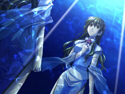  akanegasaki_sora blue ever17 tagme water 