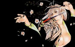  black flowers natsume_maya tagme tenjou_tenge 