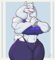  1girls anthro anthro_only anthrofied bare_shoulders big_breasts breasts clothed clothes clothing dreamerknights female female_only fully_clothed hips huge_breasts human_only humanoid large_breasts muscular solo solo_female thick thick_thighs toriel wide_hips 