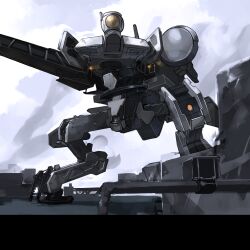  cloud day highres mecha metal_gear_(series) metal_gear_solid_peace_walker metal_gear_zeke no_humans sky walker 