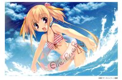  amane_sou bikini elle_prier kadoma_konomi swimsuits 