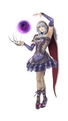  absurdres dress female gothic_lolita high_heels highres hood lolita_fashion shoes soul_calibur soul_calibur_v soulcalibur_v thighhighs viola_(soul_calibur) viola_(soulcalibur) 