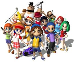  azalea_(mario_golf) buzz_(mario_golf) ella_(mario_golf) gene_(mario_golf) grace_(mario_golf) helen_(mario_golf) joe_(mario_golf) mario_golf mario_golf:_gba_tour neil_(mario_golf) nintendo official_art putts sherry tiny_(mario_golf) 