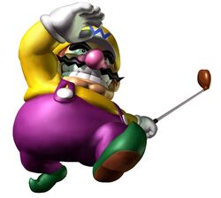  mario_(series) mario_golf mario_golf:_family_tour nintendo official_art super_mario_bros. wario 