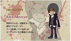  alex_mercer hood hoodie male male_focus parody prototype prototype_(game) solo style_parody 